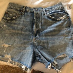 NWT 30 Agolde Dee High rise shorts Ricochet
